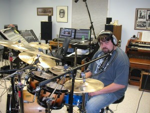 Mike Upah in Euphonic Studio