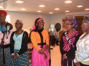 The women's section of the Amen Choir.